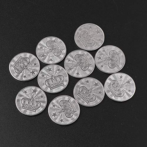 Limtula Arcade-Spielmünzen, 25 x 2 mm, Edelstahl, 10 Stück von Limtula