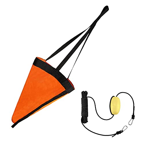 Limtula Drift-Socke mit Dump Line Geschirr und Boje Sea Kit für Angelboot/Kajak Zubehör Wasserfahrzeug Kit von Limtula