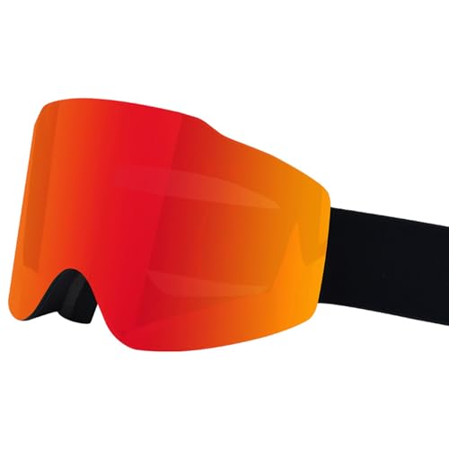 Limtula Snowboardbrille, UV-Schutz, Anti-Beschlag, Weitsicht, Ski-Brille für Herren und Damen, kratzfeste Überbrille, Schneebrille, Skibrille von Limtula