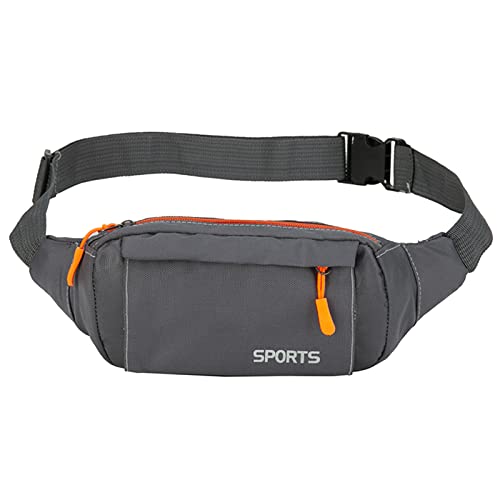 Sport-Laufgürtel für wasserdichte und verstellbare Lauftasche, Hüfttasche für Outdoor-Aktivitäten, Farbe: Grau. von Limtula
