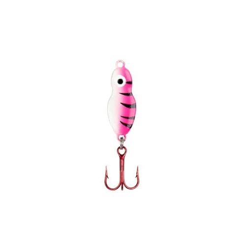 Lindy Frostee Jiggn-Löffel, Pink Tiger Glow 15/16 Zoll von Lindy