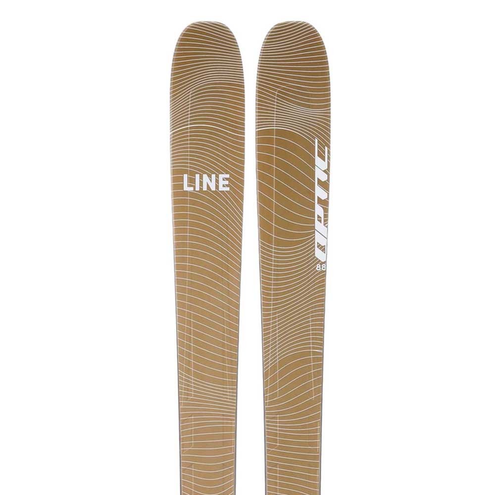 Line Optic 88 Alpine Skis Braun 156 von Line