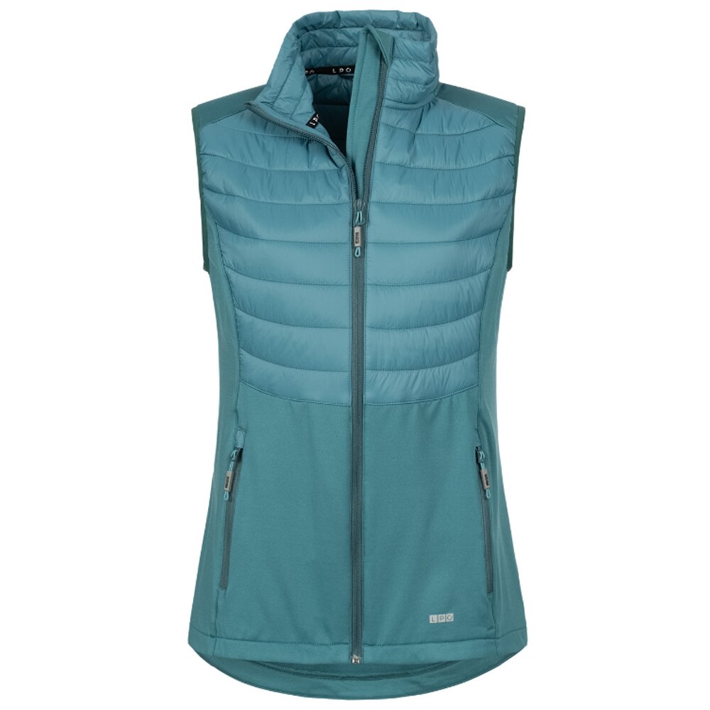 LPO - Damen Hybridweste - Eila Steppweste Hybrid, blau von Linea Primero