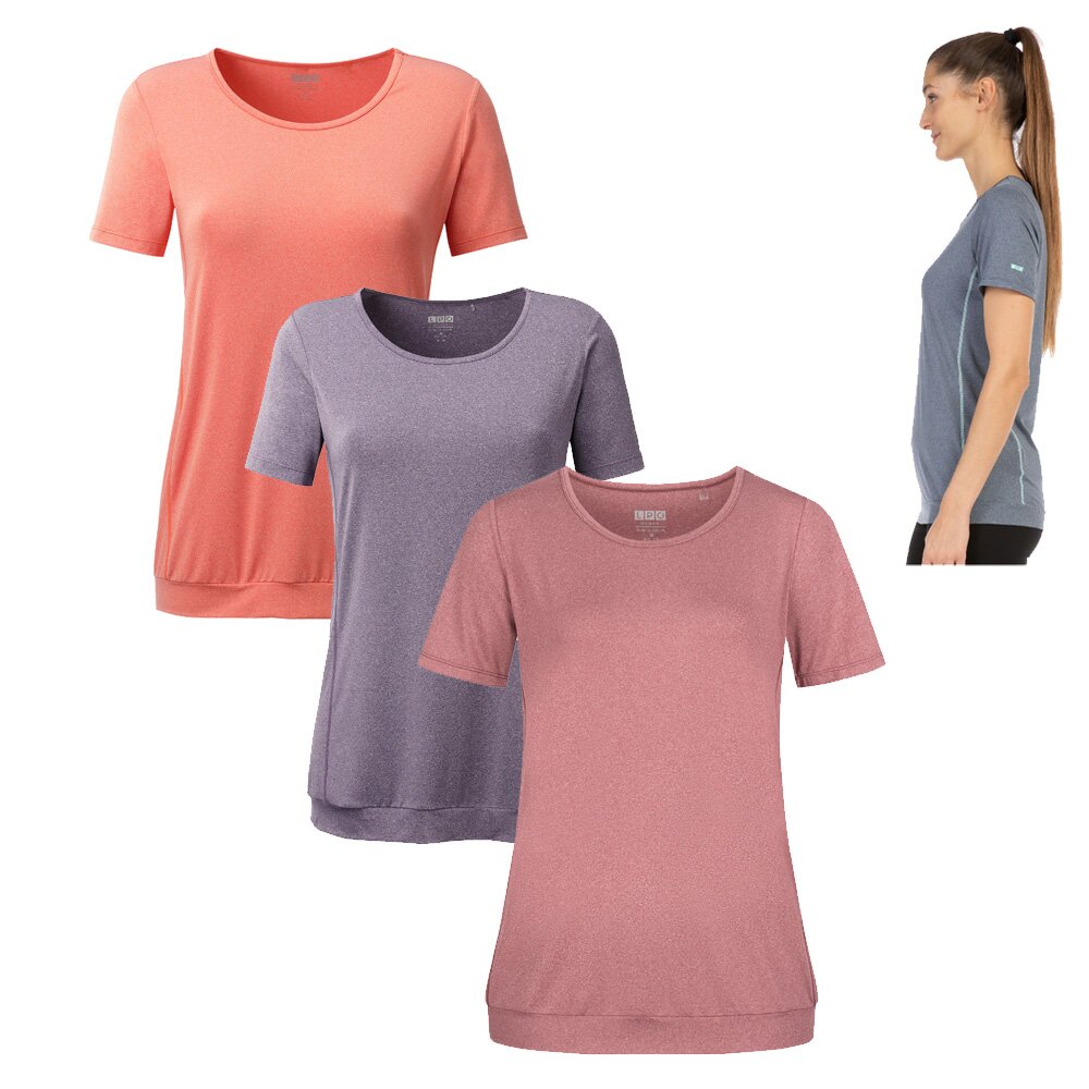 LPO - funktionelles T-Shirt mit Stretch - Recyclingsfaser - Mod. Hanna - Damen von Linea Primero