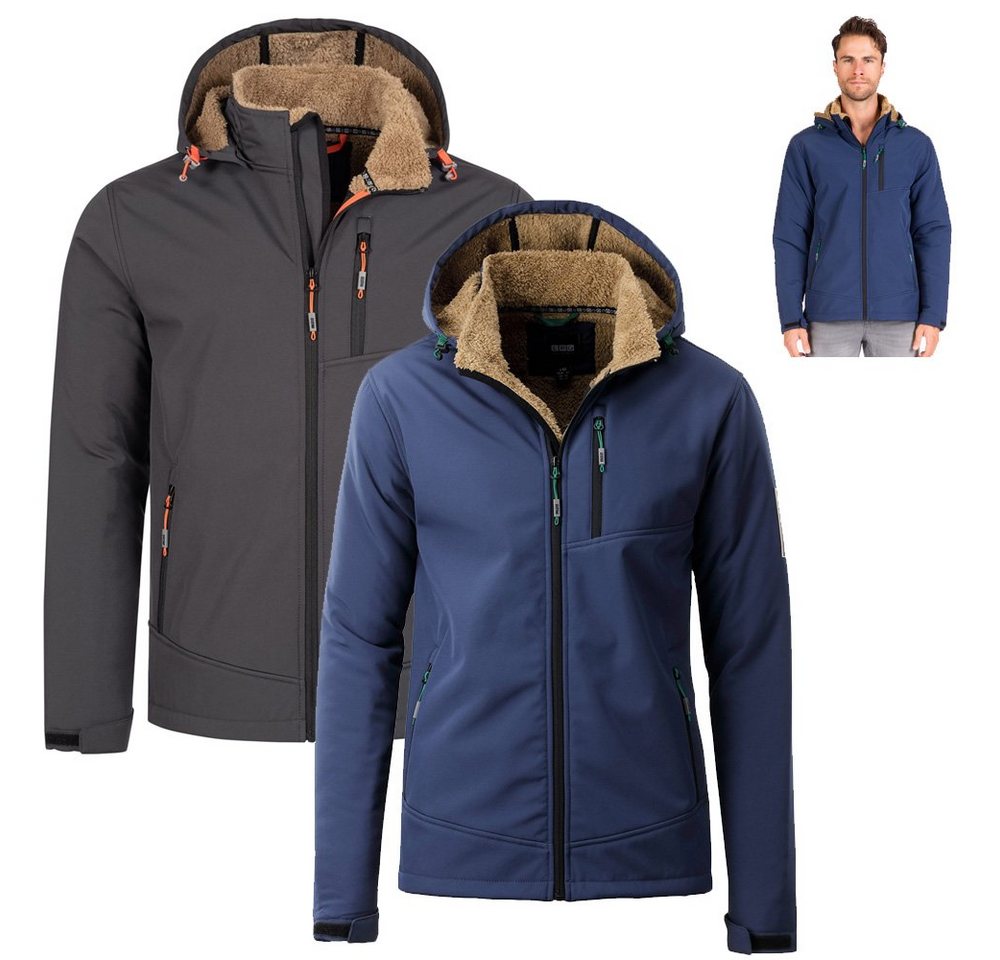 Linea Primero Hardshelljacke LPO - 3 Lagen Stretch Softshell Jacke mit Sherpa Fleece - Logan Linea Primero Hardshelljacke LPO - 3 Lagen Stretch Softshell Jacke mit Sherpa Fleece - Logan von Linea Primero