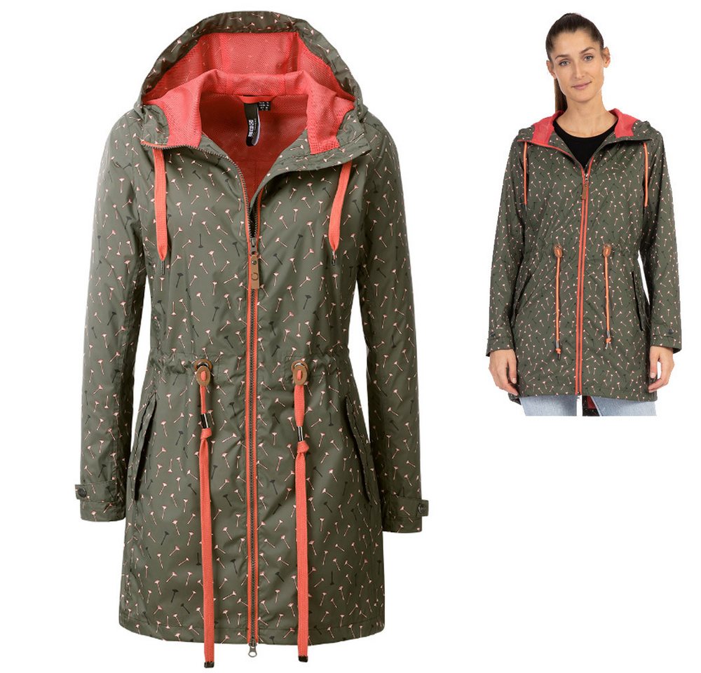 Linea Primero Hardshelljacke LPO - Regenmantel Viviane 2 aus Funktionsmaterial Regenjacke, olive Linea Primero Hardshelljacke LPO - Regenmantel Viviane 2 aus Funktionsmaterial Regenjacke, olive von Linea Primero