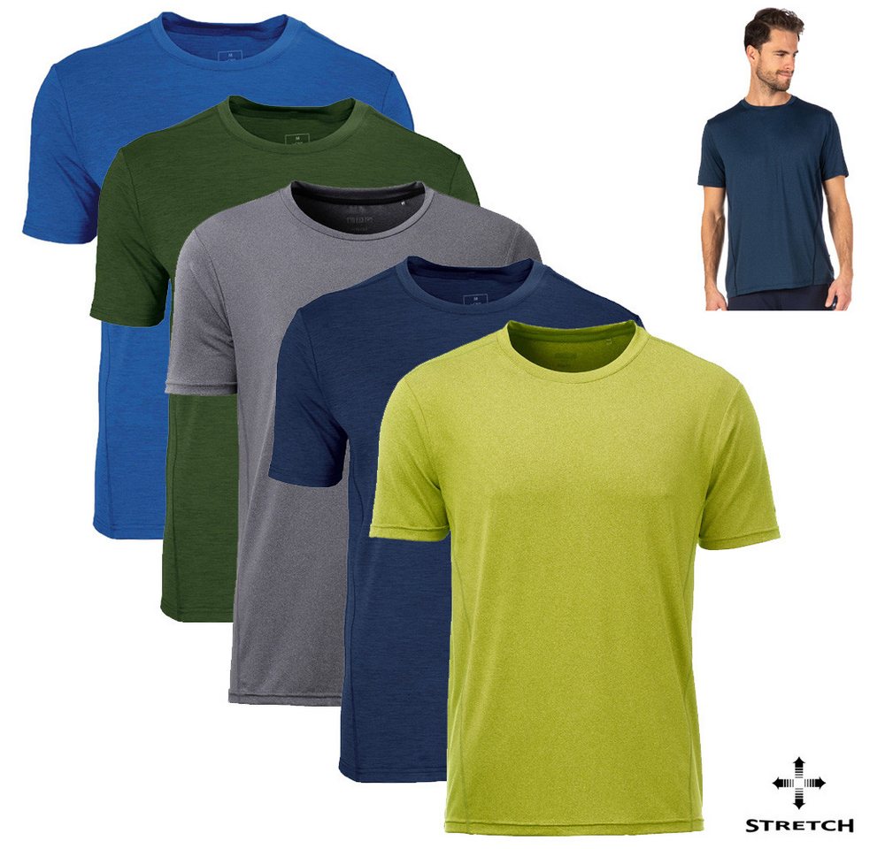 Linea Primero T-Shirt Linea Primero - funktionelles Herren Shirt Mathias Stretch Sportshirt Linea Primero T-Shirt Linea Primero - funktionelles Herren Shirt Mathias Stretch Sportshirt von Linea Primero
