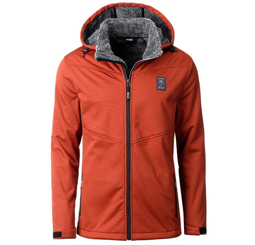 Linea Primero Trekkingjacke LPO - 3 Lagen Softshell Jacke mit Hochflorfleece Laron, picante orange Linea Primero Trekkingjacke LPO - 3 Lagen Softshell Jacke mit Hochflorfleece Laron, picante orange von Linea Primero