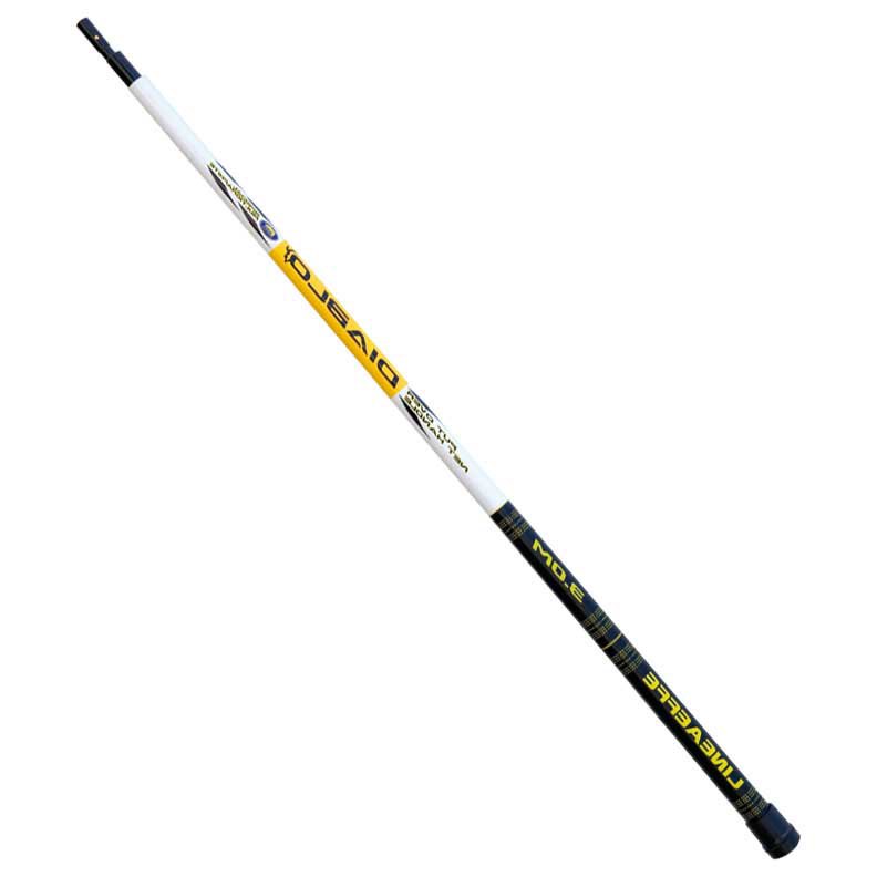 Lineaeffe Diablo Put Over Landing Net Handle Gelb,Schwarz,Silber 4.00 m Lineaeffe Diablo Put Over Landing Net Handle Gelb,Schwarz,Silber 4.00 m von Lineaeffe