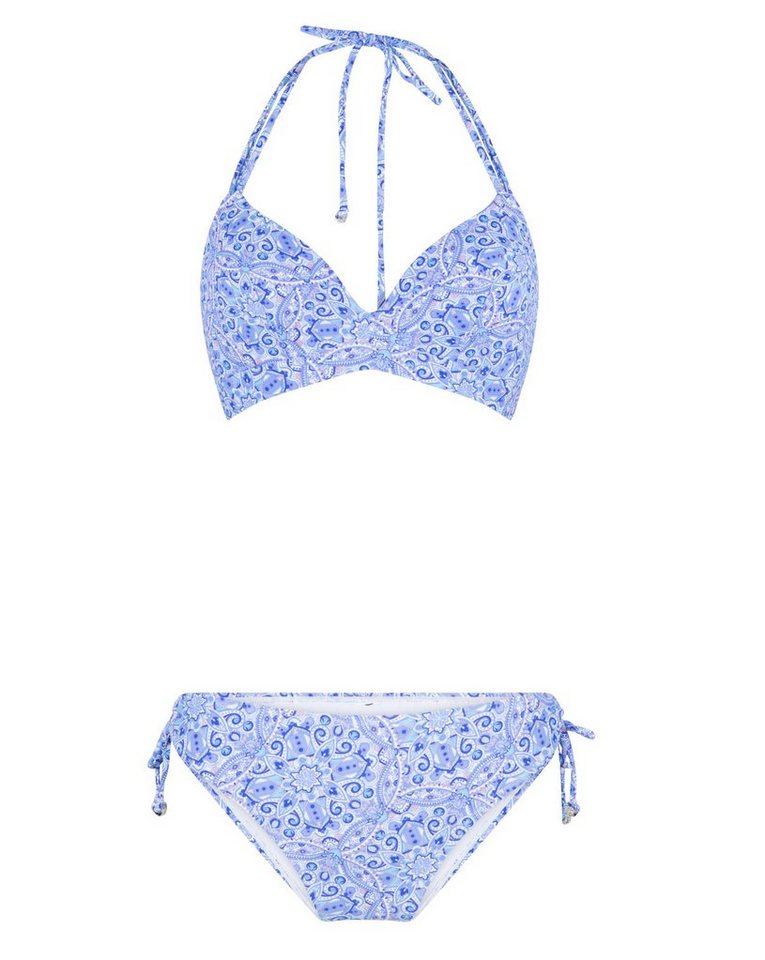 LingaDore Triangel-Bikini Blue Paisley Triangel Bikini mit Schalen von LingaDore