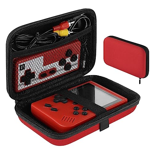 Linkidea Tragetasche für Handheld-Spielekonsole, schützende Reise-Retro-Mini-Game-Player-Box für Ladekabel, Ohrstöpsel, Batterien und Zubehör (rot) von Linkidea