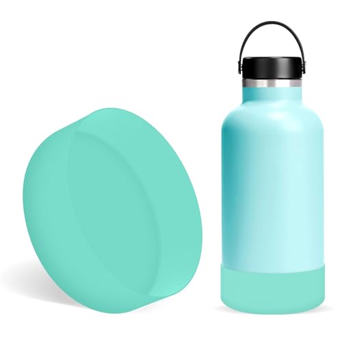 Linkidea Wasserflaschen-Schutzhülle, kompatibel mit Hydro Flask Wide Mouth 64oz, Growler 64oz, Silikon-Wasserflaschen-Unterhüllenschutz, Flaschenstoßfänger (Als) von Linkidea
