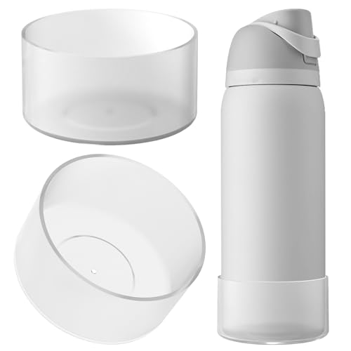 Linkidea Wasserflaschenmanschette, kompatibel mit Owala FreeSip, 907 ml, 907 ml, Silikon, rutschfeste Flaschenbodenhülle, transparent, 2 Stück Linkidea Wasserflaschenmanschette, kompatibel mit Owala FreeSip, 907 ml, 907 ml, Silikon, rutschfeste Flaschenbodenhülle, transparent, 2 Stück von Linkidea