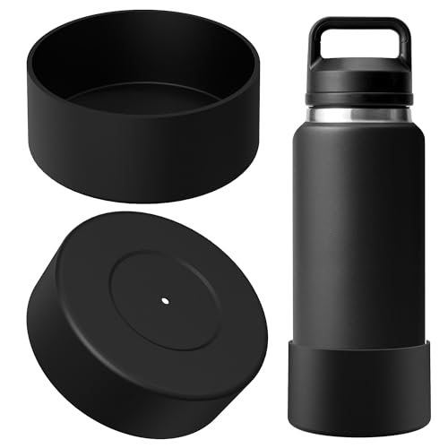 Linkidea Yeti Rambler-Flasche, kompatibel mit Yeti Rambler-Flasche, 1,4 l, Yonder 1,4 l, rutschfeste Silikon-Unterseite für Wasserflaschen, Schwarz, 2 Stück Linkidea Yeti Rambler-Flasche, kompatibel mit Yeti Rambler-Flasche, 1,4 l, Yonder 1,4 l, rutschfeste Silikon-Unterseite für Wasserflaschen, Schwarz, 2 Stück von Linkidea