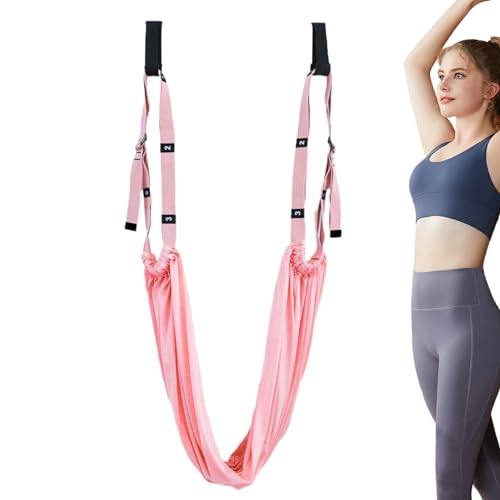 Linsition Yoga Fitness Stretching Band Yoga-Schaukel, Taillen-Hinterbein-Stretchgurt, Fitness-Stretching-Assistent-Trainer, Aerial Yoga Hängematte Yoga Stretch von Linsition