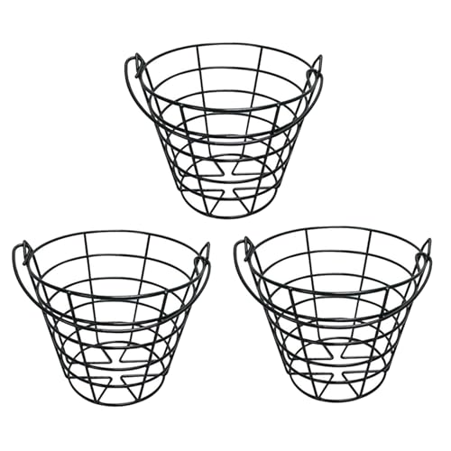 Lioggyet 3 x Golfball-Behälter, praktischer Korb mit , Aufbewahrungsbox mit Kapazität für 50 Golfbälle von Lioggyet