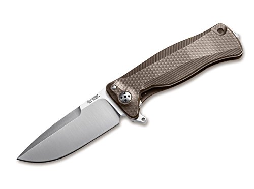 LionSteel Unisex – Erwachsene SR22 Titan Bronze Taschenmesser, 18,0 cm von LionSteel