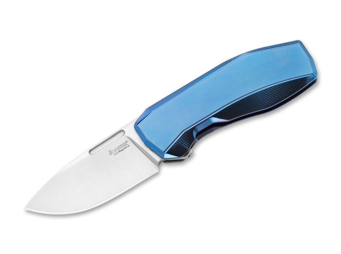 LionSteel Taschenmesser LionSteel N.One Titanium Blue LionSteel Taschenmesser LionSteel N.One Titanium Blue von LionSteel