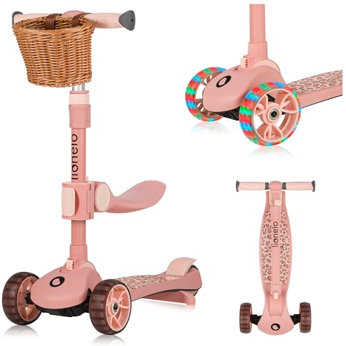LIONELO Franky 2-in-1 Kinder-Balance-Roller ab 3 Jahre bis 50 kg Laufrad ab 1 Jahr bis 20 kg Höhenverstellbar, LED-Räder, rutschfestes Trittbrett, Korb LIONELO Franky 2-in-1 Kinder-Balance-Roller ab 3 Jahre bis 50 kg Laufrad ab 1 Jahr bis 20 kg Höhenverstellbar, LED-Räder, rutschfestes Trittbrett, Korb von Lionelo