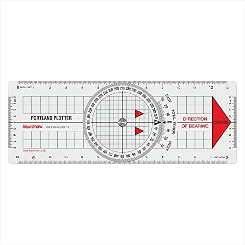 Liquidraw Portland Course Plotter Navigation Trennwand Marine Nautical Winkelmesser Liquidraw Portland Course Plotter Navigation Trennwand Marine Nautical Winkelmesser von Liquidraw