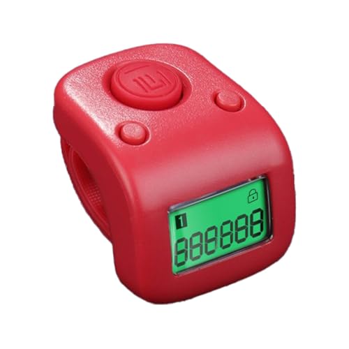 Zählzähler, Zählklicker, Zahlenzähler-Clicker | Handheld-Zähler, Handmechanischer Ziffernzähler mit leuchtender Tonhöhe | Präziser Tally Palm Click Counter für Schulveranstaltungen im Bürostadion von Liqzirtu