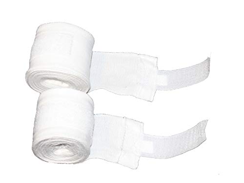 Boxbandagen "Elastisch, 2,5m, Farbe weiss / LISARO von lisaro