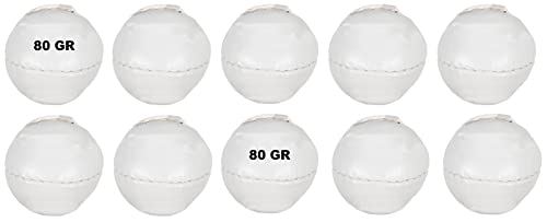 lisaro Wurfball 10er Set aus Leder 80gramm weiß. oder 80gramm rot Wurf Ball – Schlagball ideal für Bundesjugendspiele für Schulen, Vereine und Wettkämpfe, Wurfübungen lisaro Wurfball 10er Set aus Leder 80gramm weiß. oder 80gramm rot Wurf Ball – Schlagball ideal für Bundesjugendspiele für Schulen, Vereine und Wettkämpfe, Wurfübungen von lisaro