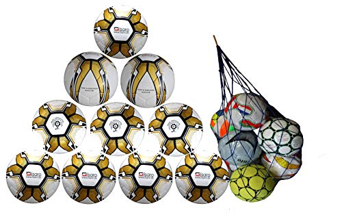 lisaro 10 Fußbälle / 10er Ballpaket Wettspielball Gr. 5 + Gratis Ball-Netz | 415-425 g lisaro 10 Fußbälle / 10er Ballpaket Wettspielball Gr. 5 + Gratis Ball-Netz | 415-425 g von lisaro