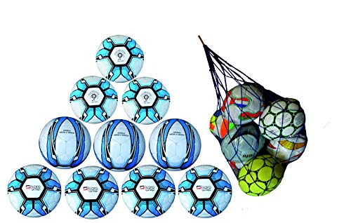 lisaro 10 Fußbälle / 10er Ballpaket Toplight Gr. 5 | 350g + Gratis Ball-Netz lisaro 10 Fußbälle / 10er Ballpaket Toplight Gr. 5 | 350g + Gratis Ball-Netz von lisaro
