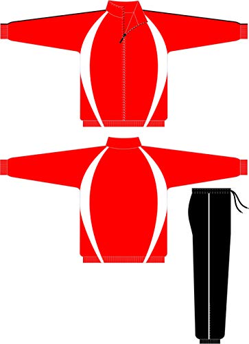 lisaro Arbeitsanzug/Trainingsanzug/Freizeitanzug, rot-schwarz-Weiss M lisaro Arbeitsanzug/Trainingsanzug/Freizeitanzug, rot-schwarz-Weiss M von lisaro
