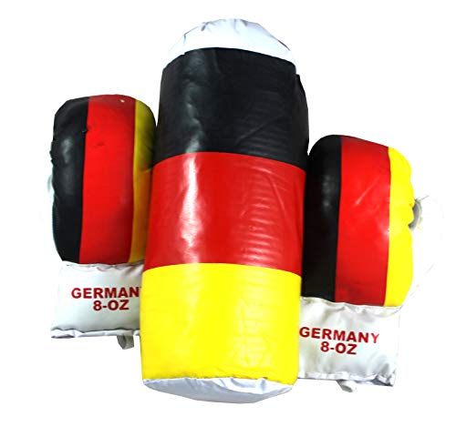 Lisaro Boxsack Kidds-Star Ca.2 kg, inkl. Boxhandschuhe mit Deutschland Flage. Lisaro Boxsack Kidds-Star Ca.2 kg, inkl. Boxhandschuhe mit Deutschland Flage. von lisaro