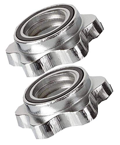 lisaro Sternverschluss 2X Schraubverschluss für Hantelstangen, 30 mm Durchmesser, integrierter Gummiring fixiert die Hantelscheiben, Sternverschluss lisaro Sternverschluss 2X Schraubverschluss für Hantelstangen, 30 mm Durchmesser, integrierter Gummiring fixiert die Hantelscheiben, Sternverschluss von lisaro