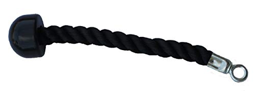 lisaro Einhand Trizeps Tau/Trizepsseil halb/Trizepstau/Trizeps Seil-Tau/Trainingsseil | Trizepstraining Zughilfe | Ca. 33cm Lang lisaro Einhand Trizeps Tau/Trizepsseil halb/Trizepstau/Trizeps Seil-Tau/Trainingsseil | Trizepstraining Zughilfe | Ca. 33cm Lang von lisaro