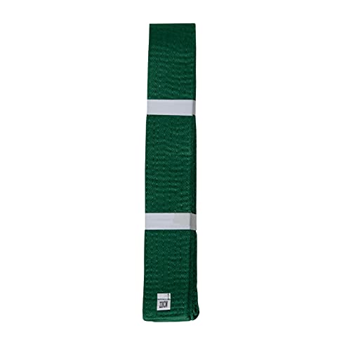 Lisaro kampfsportgürtel Karate Judo Taekwondo Ju Jutsu BJJ Gürtel Gr. 160-300 cm (grün, 240) von Lisaro