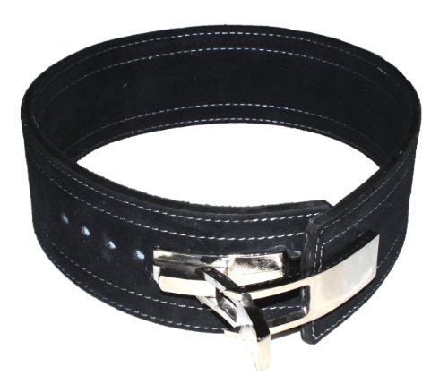 LISARO Profi Gewichthebergürtel KDK Gürtel aus Rindsleder mit Schnalle, Weightlifting Lever Belt für Fitness Powerlifting Krafttraining Bodybuilding, mit 8.5cm / 10cm Höhe, Frauen und Männer (M) LISARO Profi Gewichthebergürtel KDK Gürtel aus Rindsleder mit Schnalle, Weightlifting Lever Belt für Fitness Powerlifting Krafttraining Bodybuilding, mit 8.5cm / 10cm Höhe, Frauen und Männer (M) von lisaro