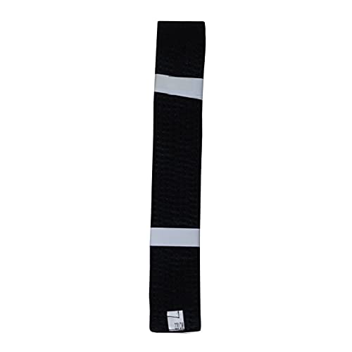 Lisaro kampfsportgürtel Karate Judo Taekwondo Ju Jutsu BJJ Gürtel Gr. 160-300 cm (schwarz, 180) von Lisaro