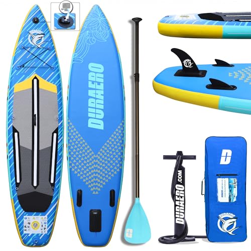 Aufblasbare SUP Board Set Stand Up Paddle Board mit Kayak, Tragfähigkeit 150 kg, Basis für Sportkameras, 330x76x15cm, Seablue Aufblasbare SUP Board Set Stand Up Paddle Board mit Kayak, Tragfähigkeit 150 kg, Basis für Sportkameras, 330x76x15cm, Seablue von Liszton