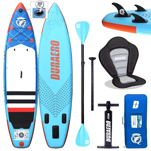 Aufblasbare SUP Board Set Stand Up Paddle Board mit Kayak, Tragfähigkeit 150 kg, Basis für Sportkameras, Abnehmbare Fischflossen,Double pagaie réglable, 330x76x15cm, Dunkelblau Aufblasbare SUP Board Set Stand Up Paddle Board mit Kayak, Tragfähigkeit 150 kg, Basis für Sportkameras, Abnehmbare Fischflossen,Double pagaie réglable, 330x76x15cm, Dunkelblau von Liszton