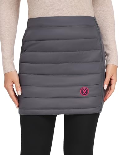 Little Donkey Andy Damen Leichte Winddichter Thermorock Stepprock Puffer Sportskorts zum Wandern Golf Dunkelgrau M Little Donkey Andy Damen Leichte Winddichter Thermorock Stepprock Puffer Sportskorts zum Wandern Golf Dunkelgrau M von Little Donkey Andy