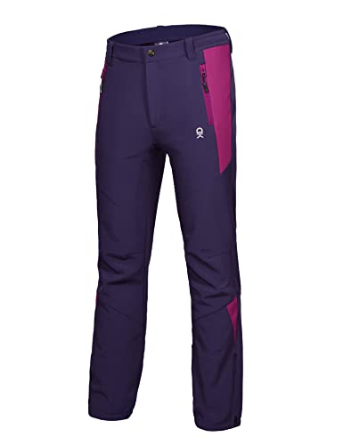 Little Donkey Andy Damen Winter Wanderhose Skihose Trekkinghose Snowboardhose, Softshell-Hose, Fleecegefüttert und wasserabweisend Lila L Little Donkey Andy Damen Winter Wanderhose Skihose Trekkinghose Snowboardhose, Softshell-Hose, Fleecegefüttert und wasserabweisend Lila L von Little Donkey Andy