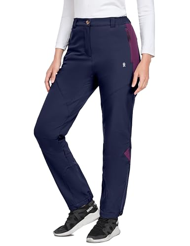 Little Donkey Andy Damen Winter Wanderhose Skihose Trekkinghose Snowboardhose, Softshell-Hose, Fleecegefüttert und wasserabweisend Navy L Little Donkey Andy Damen Winter Wanderhose Skihose Trekkinghose Snowboardhose, Softshell-Hose, Fleecegefüttert und wasserabweisend Navy L von Little Donkey Andy
