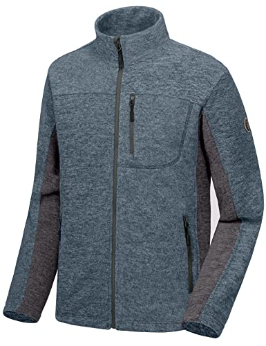 Little Donkey Andy Herren Jacke Fleece Strickjacke Strickfleece Sweatshirt Outdoor Winter Warmth Grau XXL Little Donkey Andy Herren Jacke Fleece Strickjacke Strickfleece Sweatshirt Outdoor Winter Warmth Grau XXL von Little Donkey Andy