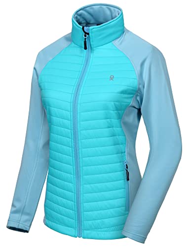 Little Donkey Andy Isolierte Wanderjacke Damen Atmungsaktiv Thermo Running Hybrid Jacke Leicht Warm Blue Radiance XS Little Donkey Andy Isolierte Wanderjacke Damen Atmungsaktiv Thermo Running Hybrid Jacke Leicht Warm Blue Radiance XS von Little Donkey Andy