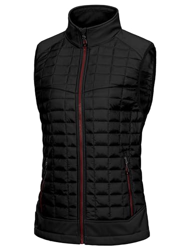 Little Donkey Andy Leichte Puffer Weste Damen Warme Ärmellose Outdoorjacke Wandern Reisen Laufen, Black L Little Donkey Andy Leichte Puffer Weste Damen Warme Ärmellose Outdoorjacke Wandern Reisen Laufen, Black L von Little Donkey Andy