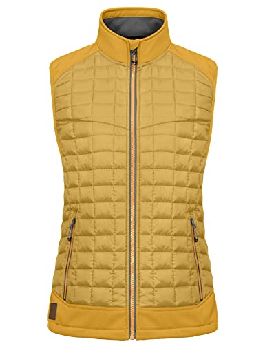 Little Donkey Andy Leichte Puffer Weste Damen Warme Ärmellose Outdoorjacke Wandern Reisen Laufen, Yellow S Little Donkey Andy Leichte Puffer Weste Damen Warme Ärmellose Outdoorjacke Wandern Reisen Laufen, Yellow S von Little Donkey Andy