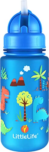 LittleLife Trinkflasche mit Strohhalm für Kinder, einfach zugängliche Trinköffnung, 400 ml LittleLife Trinkflasche mit Strohhalm für Kinder, einfach zugängliche Trinköffnung, 400 ml von LittleLife