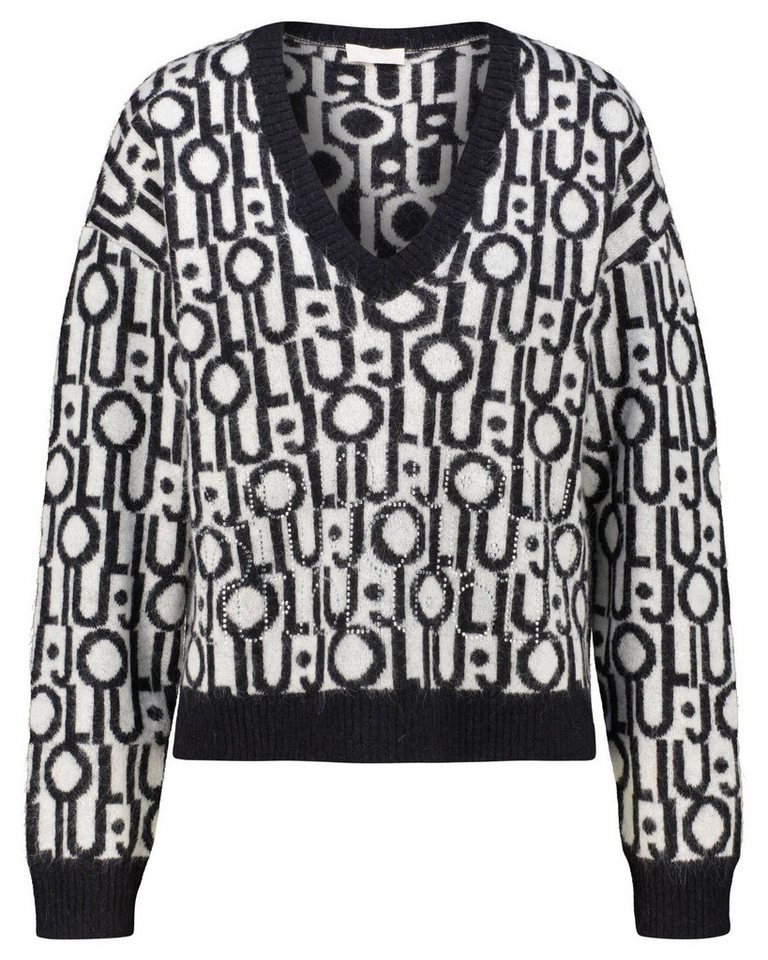Liu Jo Strickpullover - Pullover mit Jacquardlogo - Damenpullover Liu Jo Strickpullover - Pullover mit Jacquardlogo - Damenpullover von Liu Jo