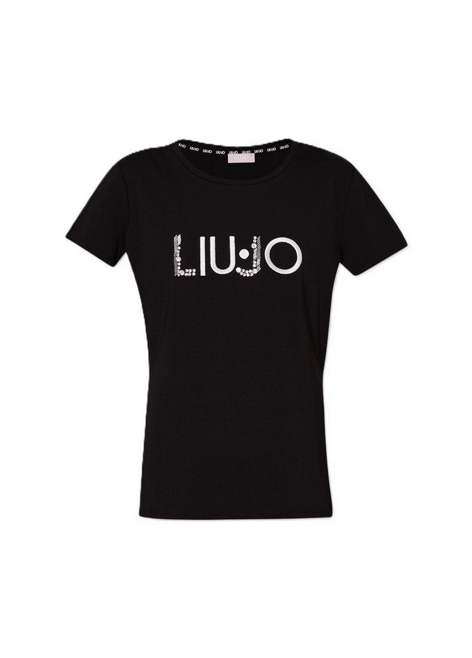 Liu Jo T-Shirt - Shirt - Kurzarmshirt - T-Shirt mit Applikationen von Liu Jo