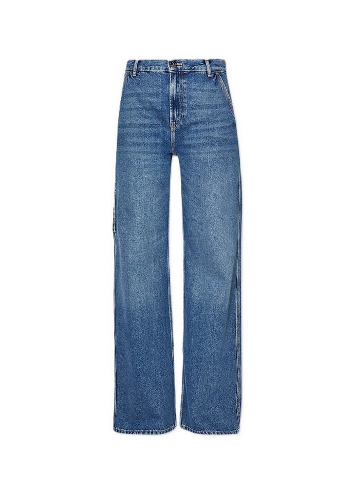 Liu Jo Weite Jeans - Jeans - Damenjeans - Weite Jeans mit Nieten - PANTS Liu Jo Weite Jeans - Jeans - Damenjeans - Weite Jeans mit Nieten - PANTS von Liu Jo