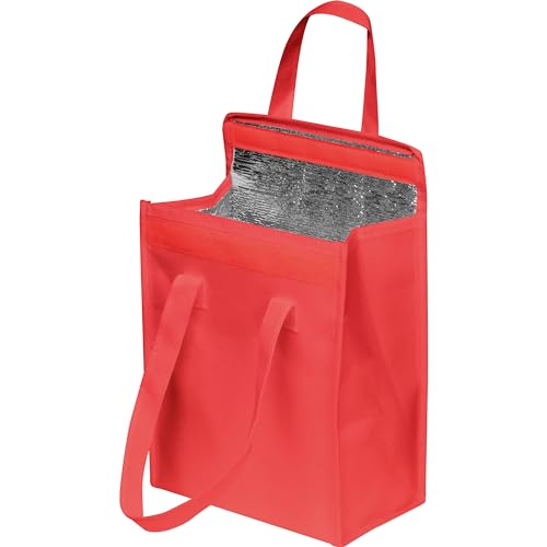 Kühltasche mit Klettverschluss/Farbe: rot von Livepac-Office